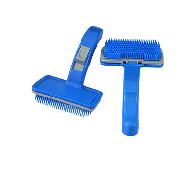 Professional Slicker Brush for Dogs and Cats Self-Cleaning Grooming Comb for Dematting Detangling & Deshedding