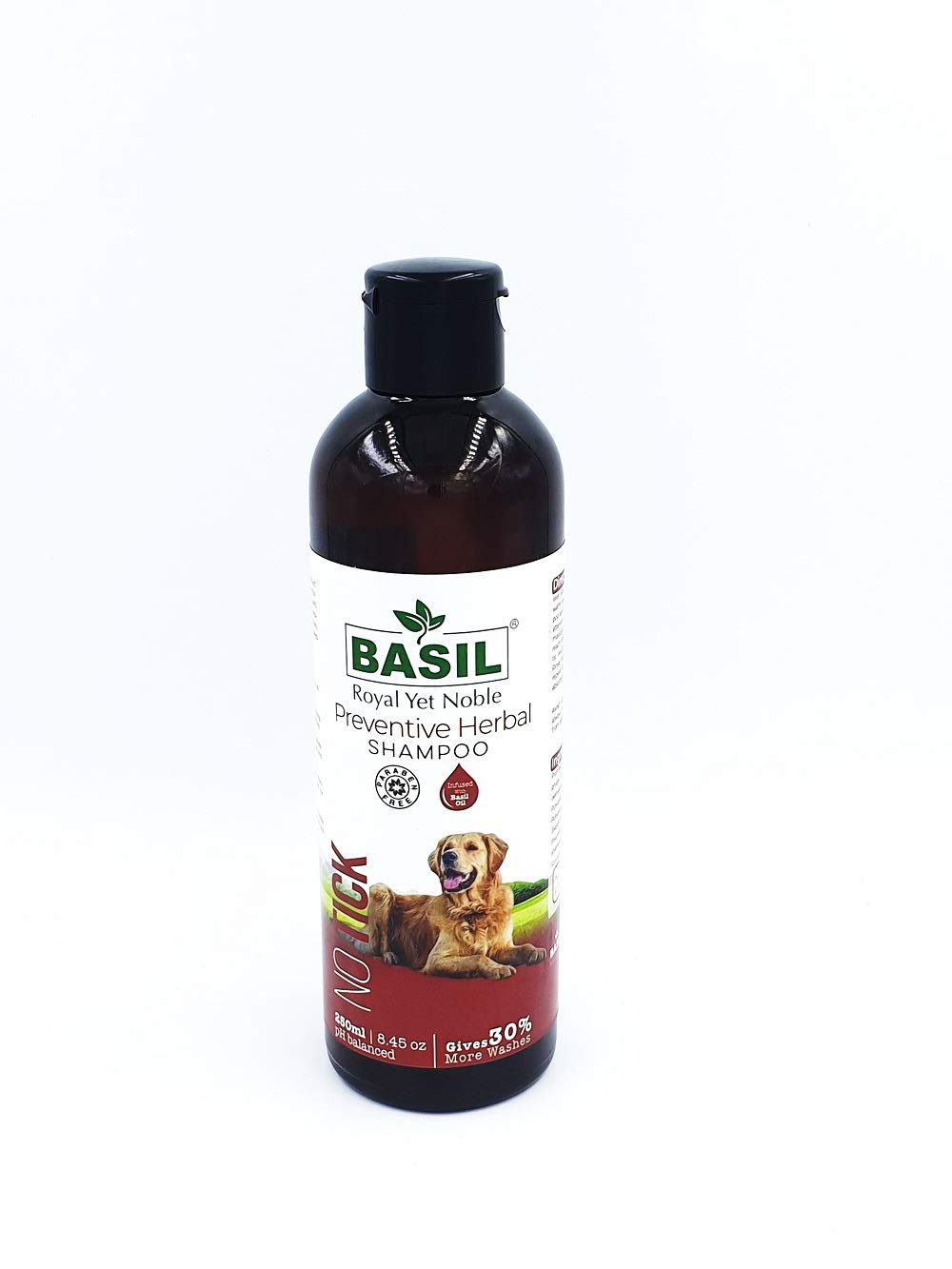 Basil  No Ticks Dog Shampoo (Paraben Free)