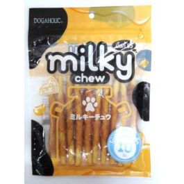 Dogaholic Milky Chew Cheese and Chicken Stick Dog Treats