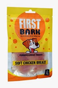 First Bark Yummylicious Treats Soft Chicken Breast, Medium-70 g